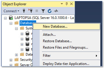 SQL management studio - kreiranje baze podataka