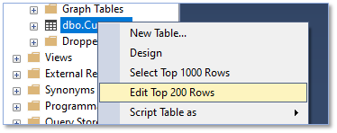 Kreiranje tabele u SQL management studio