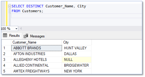 SELECT naredba u SQL