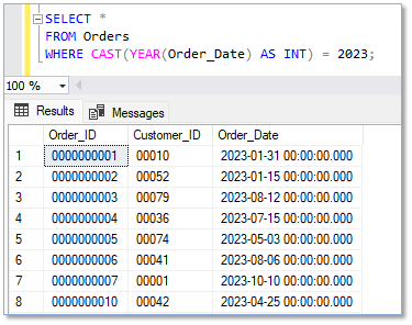 Konverzija tipova podataka u SQL-u