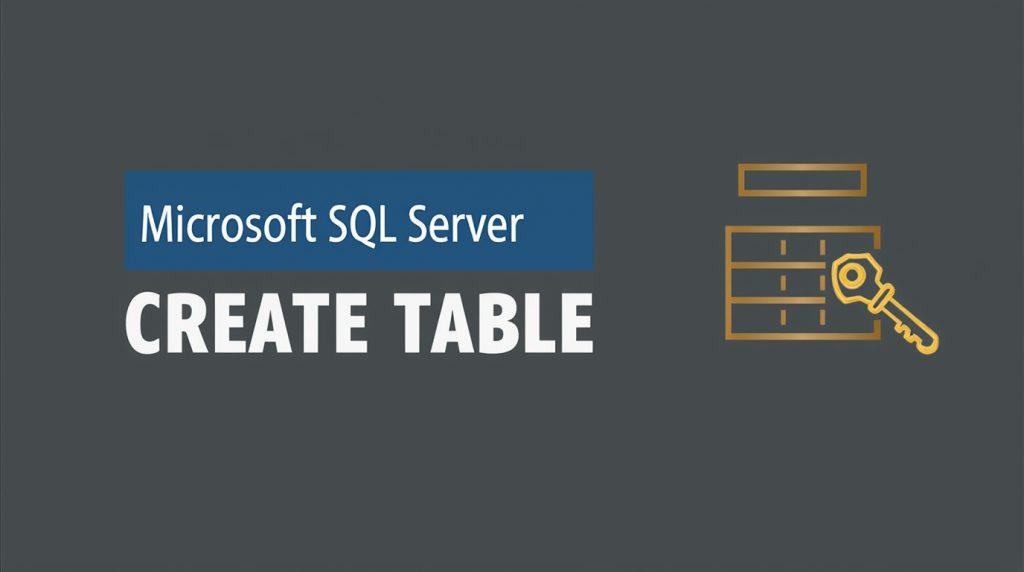 Kreiranje tabele u SQL management studio
